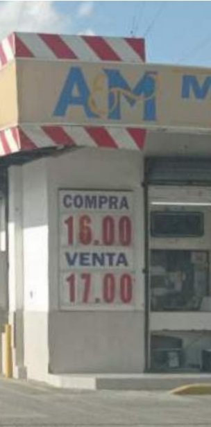 Baja el dólar a $17.00