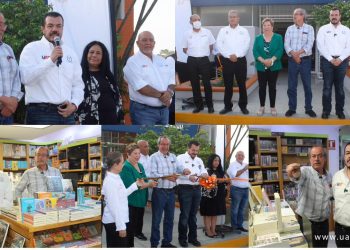 Rector de la UAT inaugura en el campus Tampico librería FCE –EDUCAL