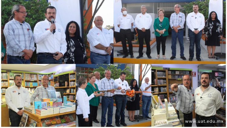 Rector de la UAT inaugura en el campus Tampico librería FCE –EDUCAL