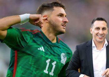 ¿Cómo celebró Chaco Giménez el gol del Santi en la Final de la Copa Oro?