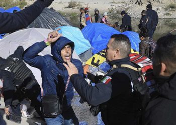 Levantan campamento tras desalojo de migrantes