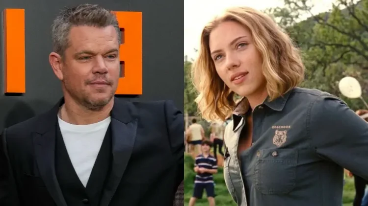 «Besar a Scarlett Johansson fue un infierno»: Matt Damon recuerda su peor beso en el cine