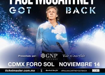 Paul McCartney Anuncia Concierto en México con su «GOT BACK Tour» en el Foro Sol