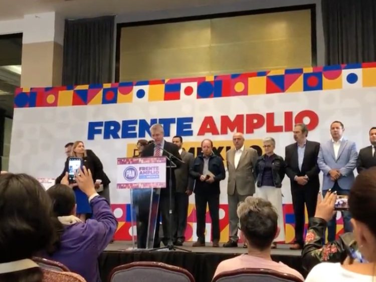 Frente Amplio suspende elección y otorgará constancia a Xóchitl Gálvez el domingo