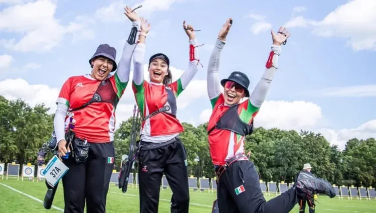 Equipo femenil de tiro con arco de México asegura plaza olímpica y gana bronce en Mundiales de Berlín