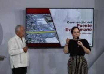 Presentan vías alternas por obra del Puente Eva Sámano