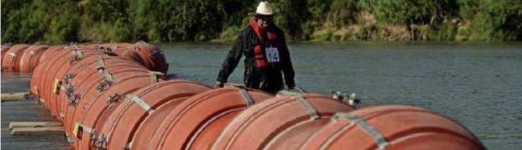 CORTE CONCEDE DEJAR LA BARRERA EN EL RÍO Gana Abbott round: mantendrá muro acuático