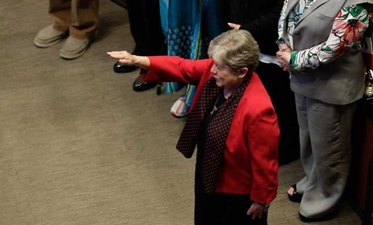 Alicia Bárcena ratificada como titular de la Secretaría de Relaciones Exteriores