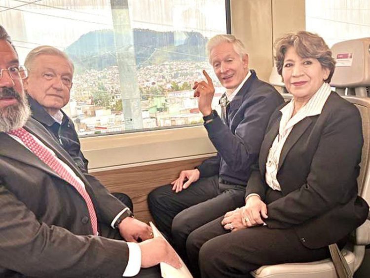 El presidente López Obrador inaugura la primera etapa del Tren Interurbano México-Toluca