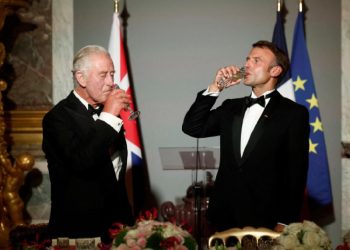Carlos III del Reino Unido es el invitado de honor en cena en el Palacio de Versalles durante visita oficial a Francia