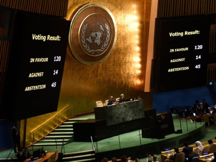 ONU aprueba resolución de ‘tregua humanitaria’ en Gaza, con la oposición de Israel