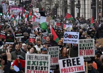 Manifestaciones multitudinarias proisraelíes y en favor de Palestina en las capitales europeas