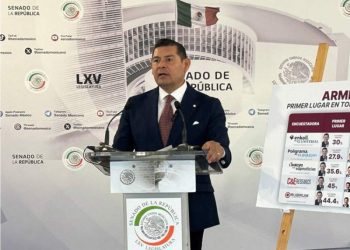 Alejandro Armenta Pide Licencia en el Senado para Buscar Gubernatura de Puebla