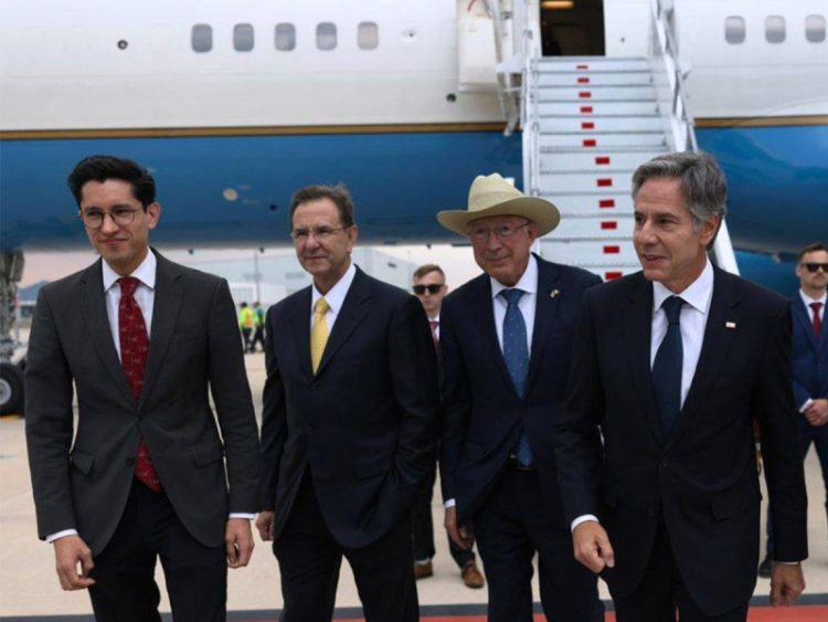 Secretario de Estado de EE. UU., Antony Blinken, llega a México para Reunión de Alto Nivel en Seguridad