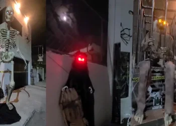 Con lomito fantasma y la dama de negro, regresa la ‘Casa Embrujada’ de Nuevo Laredo por Halloween