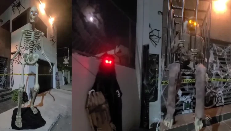 Con lomito fantasma y la dama de negro, regresa la ‘Casa Embrujada’ de Nuevo Laredo por Halloween