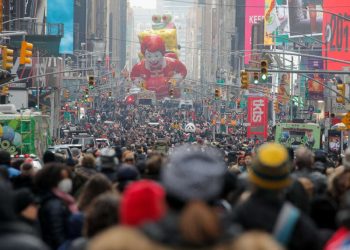 Nueva York refuerza la seguridad para el Desfile de Acción de Gracias debido a temores de ataques terroristas