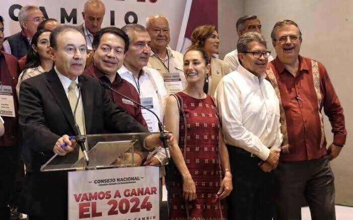 Disputa interna en Morena por candidaturas a gubernaturas; resultados de encuestas el viernes