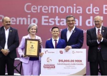 Entrega Américo Premio Estatal del Deporte 2023