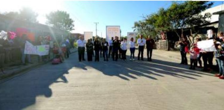 CON RECURSOS DE REPUVE Entregan obras en la colonia Francisco Villa