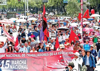 CNTE convoca a megamarcha en la CDMX