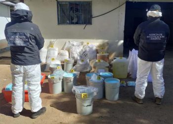 FGR Asegura Cargamento de Fentanilo en Cateo en Chihuahua