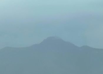 El Cristo del Cubilete en Guanajuato amanece congelado e invisible