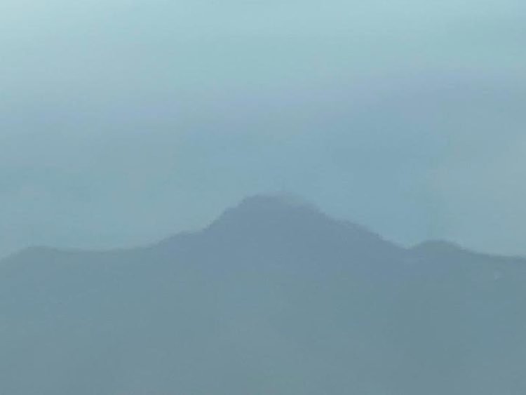 El Cristo del Cubilete en Guanajuato amanece congelado e invisible