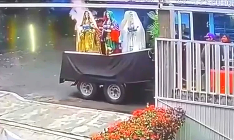 Trágico festejo a la Santa Muerte: por explosión pierde extremidad