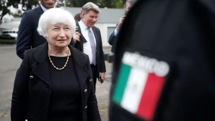 Janet Yellen busca detener flujos de fentanilo en visita a México