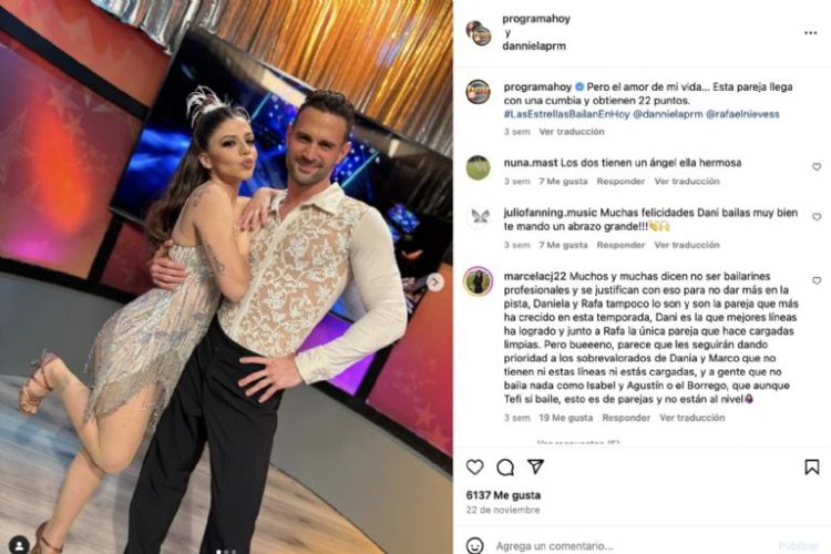 Daniela Parra confiesa que su novio tuvo celos de su pareja de baile: «estaba guapo, ni modo»