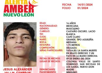 Joven de 16 Años Desaparece en Nuevo León Tras Visitar a su Novia