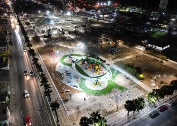 SERÁ RE-INAUGURADO Concluyen trabajos de alumbrado en el parque Narciso Mendoza