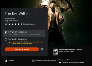 ¡Oferta de Terror: The Evil Within a solo $3 USD en PlayStation!