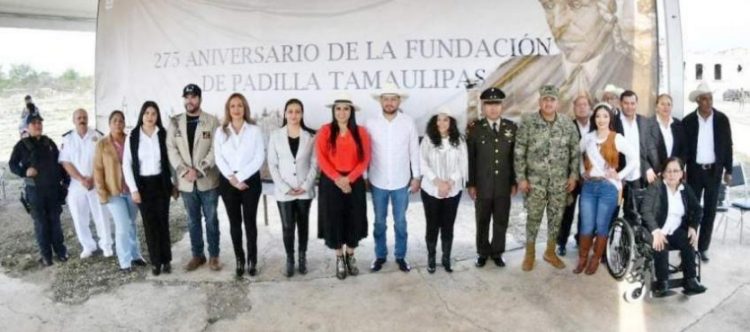 OLGA SOSA REPRESENTA A GOBERNADOR Celebran 275 aniversario DE VILLA DE PADILLA