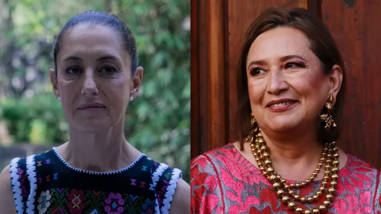 Claudia Sheinbaum y Xóchitl Gálvez en la recta final de la precampaña presidencial