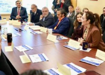 GOBERNADOR Y ALCALDESA Destacan trabajo Binacional para ampliación del Puente 3