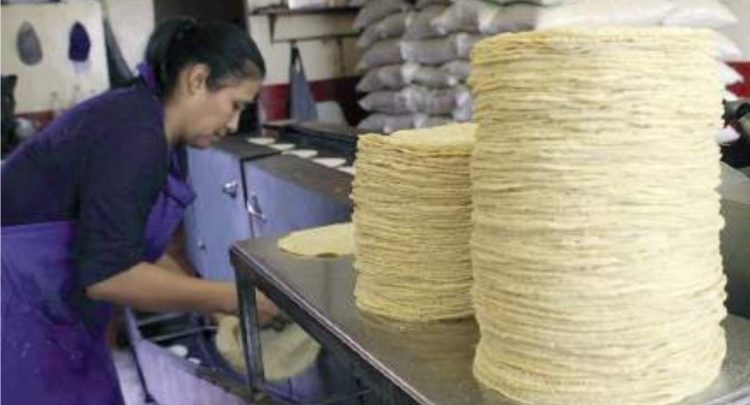 Congela precio de la tortilla al frenar el costo de la Maseca