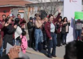 ALCALDESA CARMEN LILIA Entrega obras de infraestructura vial al poniente de Nuevo Laredo