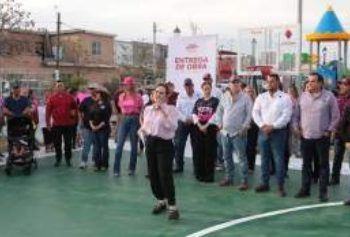 GOBIERNO MUNICIPAL Entrega áreas de recreación en colonias La Fe y la Nueva Era