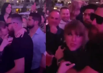 Taylor Swift y Travis Kelce Celebran Enamorados Triunfo de los KC Chiefs en el Super Bowl