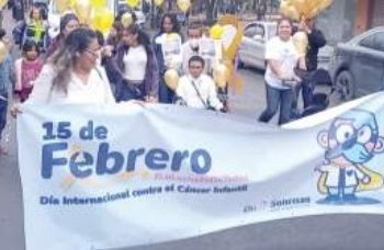 BUSCAN CREAR CONCIENCIA Realiza asociación Dr. Sonrisas caminata por el cáncer infantil