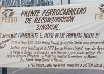 LA SEMANA PASADA FALLÓ SISTEMA Ahora ferrocarrileros bloquean Puente III