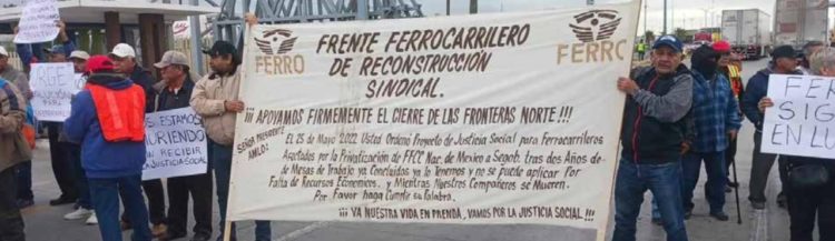 LA SEMANA PASADA FALLÓ SISTEMA Ahora ferrocarrileros bloquean Puente III