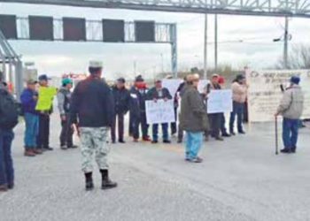 BLOQUEO EN PUENTE III No afectó a Laredo protesta de Ferros