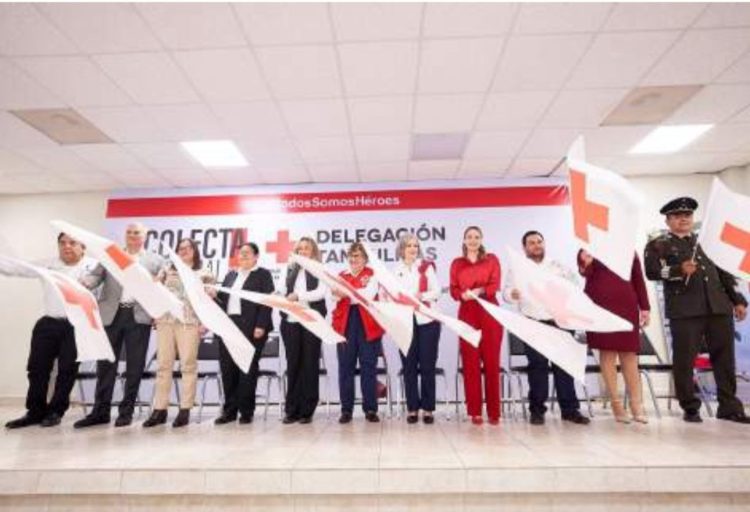 MARIA DE VILLARREAL Pone en marcha Colecta Anual de la Cruz Roja Mexicana 2024