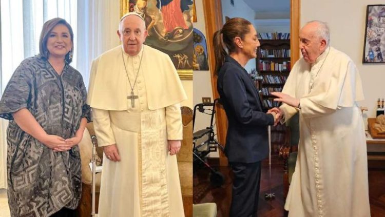 Xóchitl Gálvez y Claudia Sheinbaum se Reúnen con el Papa Francisco