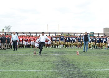 Inaugura Rector torneo defútbol americano de la UAT