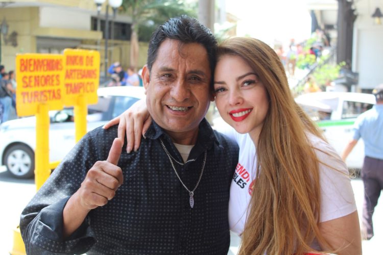 Cendy Robles aboga por los comercios en Tampico