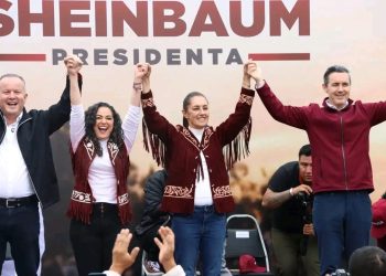 EN VISITA NUEVO LAREDO Propone Sheinbaum “Construir Puentes, No Muros”
